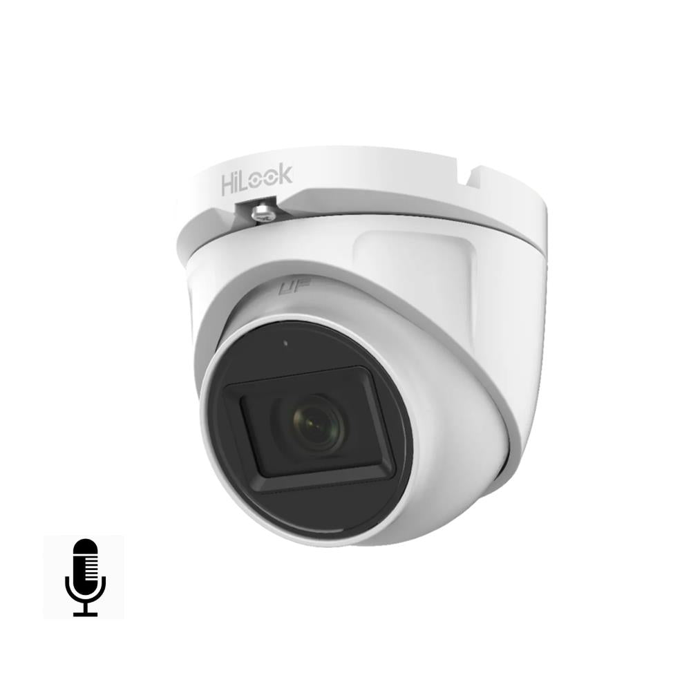 HiLook By Hvision 2MP 2.8mm Fixed Lens AoC Turret Camera with Built in Mic THC-T120-MS