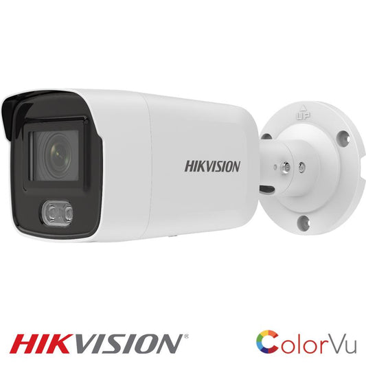 Hikvision AcuSense 4MP 2.8mm ColorVu Bullet Camera with Audio DS-2CD2047G2-LU