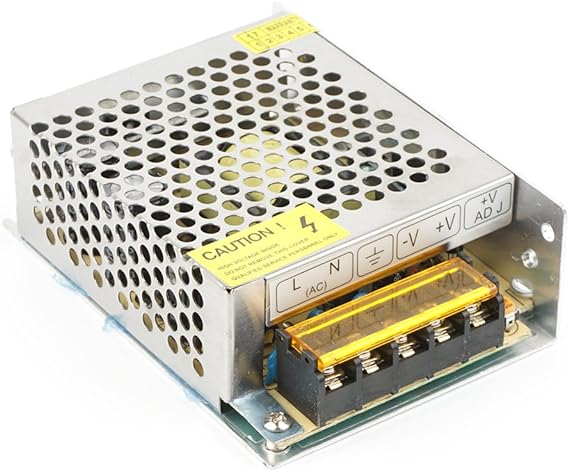 12V 5A DC Universal Regulated Switching Power Supply Converter, 60W Adapter Transformers for Video Surveillance